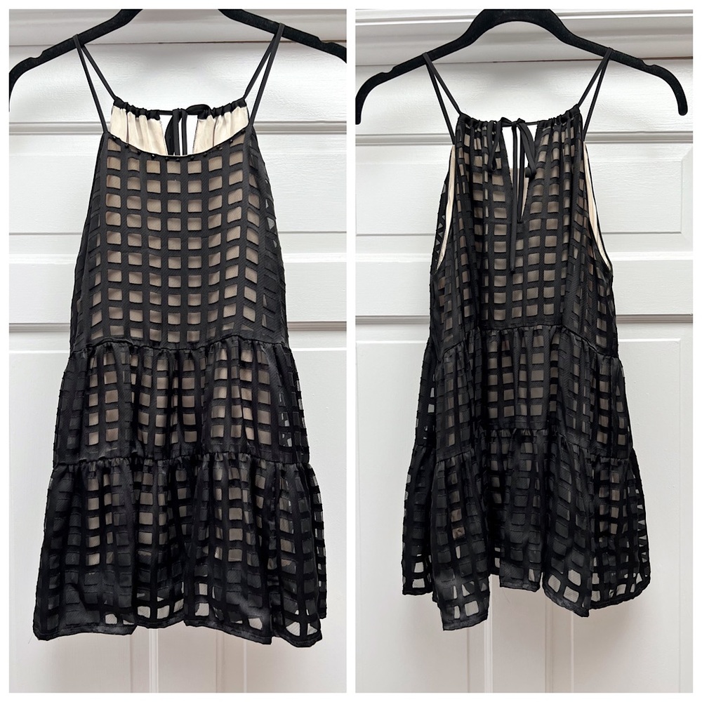 Anthropologie HD in Paris Windowpane Top